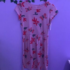 Flower Dress with butterflies